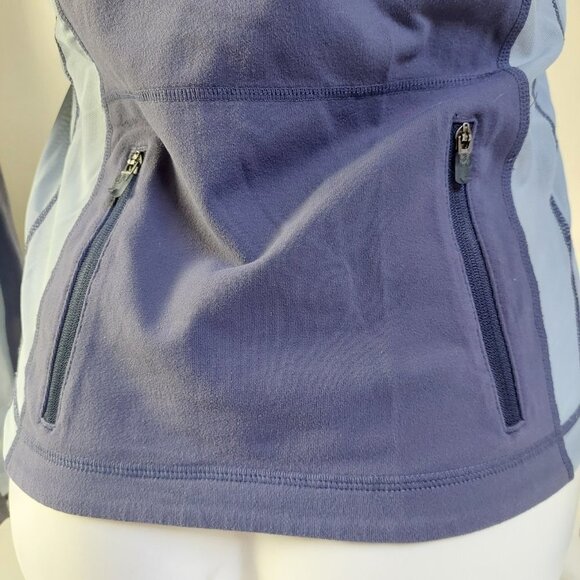 Lululemon Jacket Blue Full Zip Back Pockets Athleisure Walking Running Yoga - Picture 5 of 9